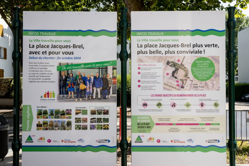 panneaux Jacques Brel