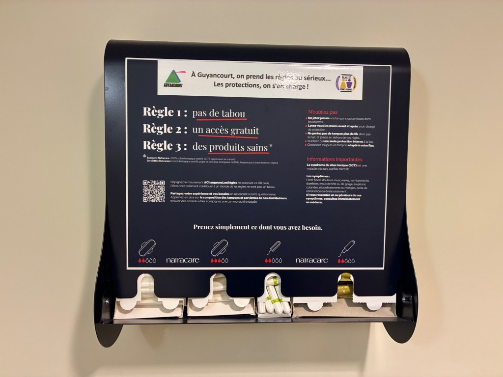 distributeurs protections hygiéniques